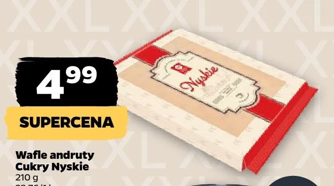 Wafle andruty promocja w Netto
