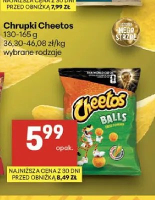 Chrupki Cheetos Balls promocja w Delikatesy Centrum