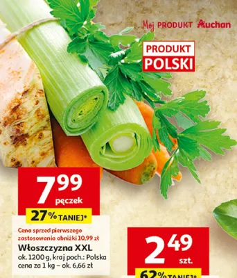 Włoszczyzna XXL polska promocja w Auchan
