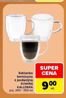 Szklanka termiczna z podwójną ścianką Kalldera 280-350 ml promocja w Carrefour