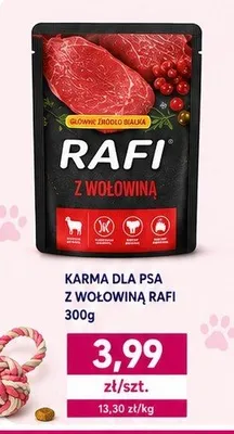 Karma dla psa Rafi z wołowiną promocja w emma MARKET