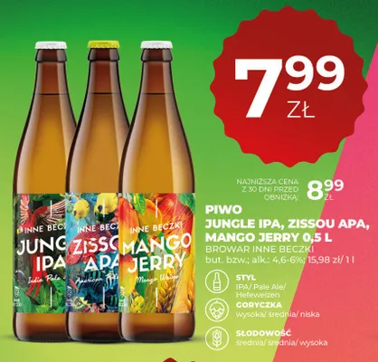 Piwo Jungle ipa promocja w Duży Ben