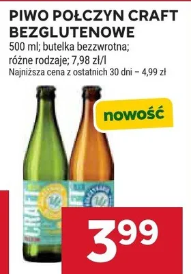 Piwo Polczyn Craft bezglutenowe promocja w Stokrotka