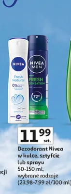 Dezodorant Nivea w sprayu promocja w Auchan