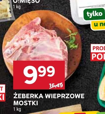 Żeberka wieprzowe mostki promocja w Stokrotka