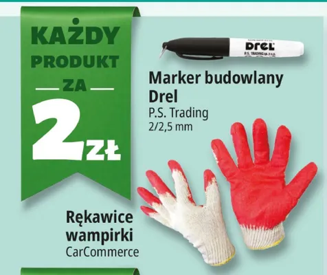Marker budowlany 2/2.5mm promocja w Leclerc