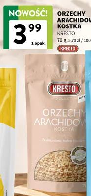 Orzechy arachidowe kostka Kresto promocja w Intermarche