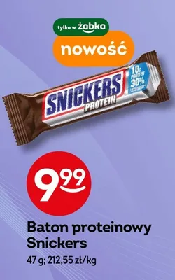 Baton proteinowy promocja w Żabka