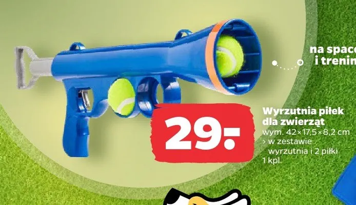 Wyrzutnia piłek dla zwierząt promocja w Netto