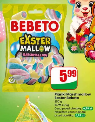 Pianki Marshmallow Easter Bebeto promocja w Dino