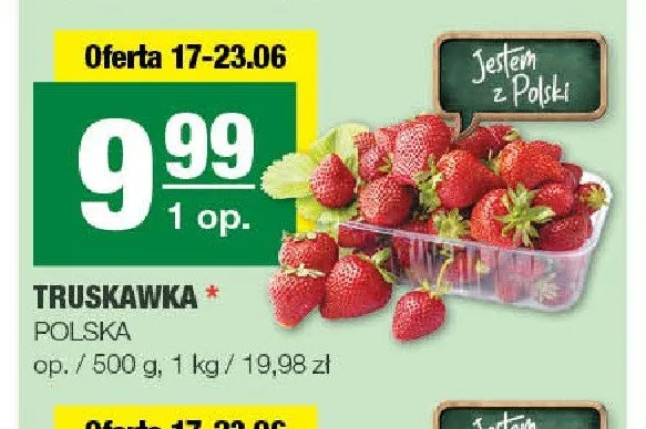 Truskawka Polska promocja w SPAR