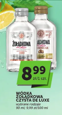 Wódka Żołądkowa Czysta de Luxe Ziemniak promocja w Groszek