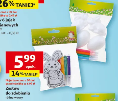 Zestaw do zdobienia promocja w Auchan