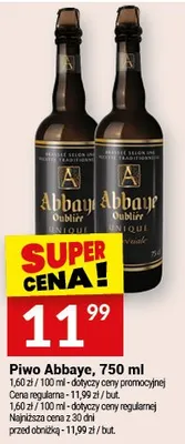 Piwo Abbaye promocja w Twój Market