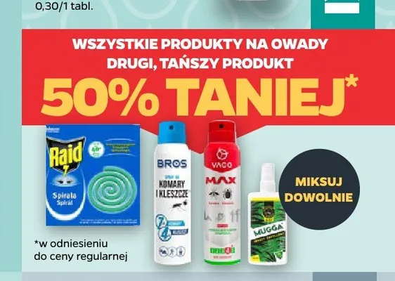 Spirala na komary Raid promocja w Netto