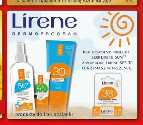 Produkty do opalania Lirene Sun promocja w Drogeria Kosmyk