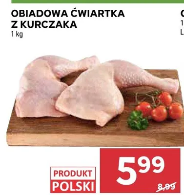 Obiadowa ćwiartka z kurczaka promocja w Stokrotka