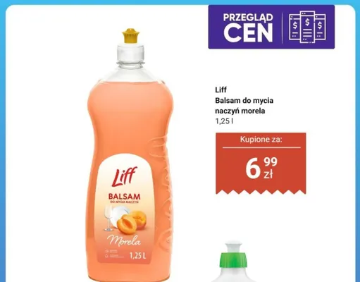 Balsam do mycia naczyń Liff Morela promocja w Dino