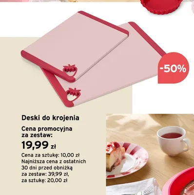 Deski do krojenia promocja w Tchibo