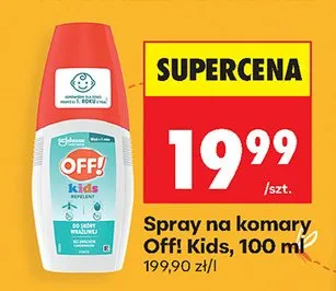 Spray na komary Off! Kids promocja w Biedronka