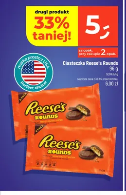 Ciasteczka Reese's Rounds promocja w Dealz