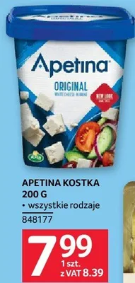Apetina kostka 200g promocja w Selgros