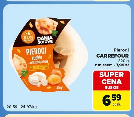 Pierogi Carrefour ruskie promocja w Carrefour Market