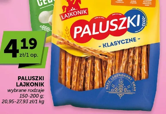 Paluszki klasyczne promocja w Euro Sklep