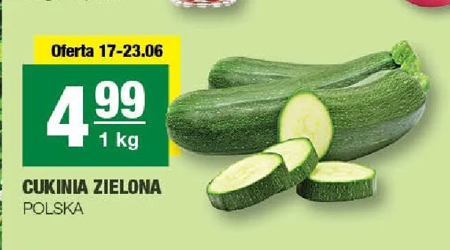 Cukinia zielona promocja w SPAR
