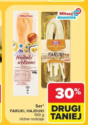 Ser Hajduki wędzone Milkeffekt promocja w Carrefour