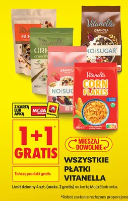 Płatki Muesli promocja w Biedronka