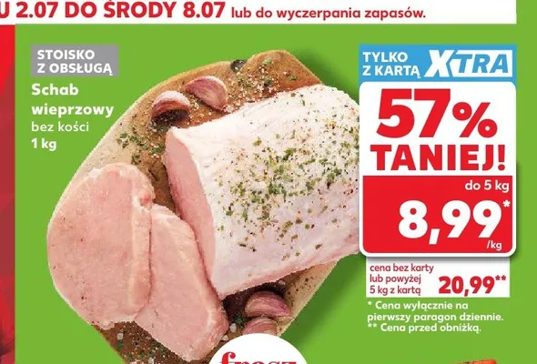Schab wieprzowy promocja w Kaufland