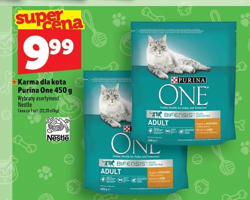 Karma dla kota Purina One Adult bogata w kurczaka promocja w TOPAZ