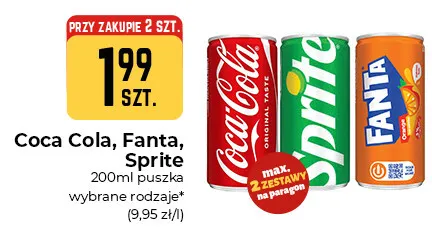 Napój gazowany Coca-Cola promocja w Społem Częstochowa