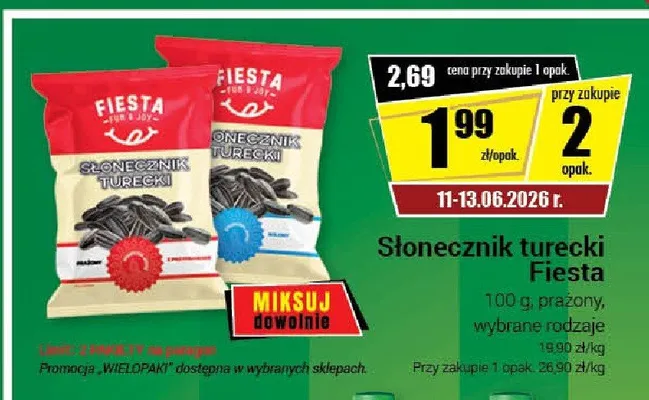 Słonecznik turecki Fiesta promocja w Premium Nasz Sklep