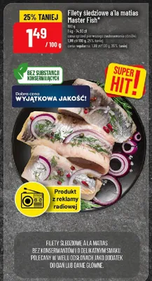 Filety śledziowe a la matias promocja w POLOmarket