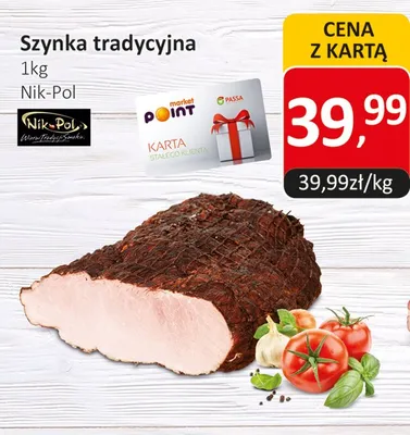 Szynka tradycyjna promocja w Market Point