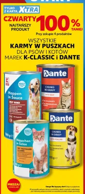 Karma w puszce dla kotów K-Classic Häppchen in Gelee promocja w Kaufland