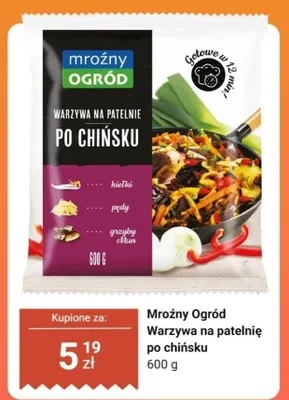 Warzywa na patelnię po chińsku Mroźny Ogród promocja w Dino