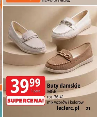 Buty damskie MGB promocja w Leclerc