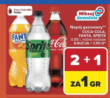 Napój gazowany promocja w Carrefour