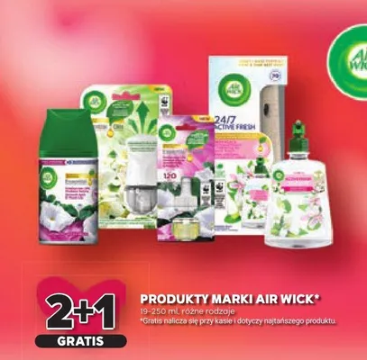 Produkty marki Air Wick różne rodzaje promocja w Stokrotka