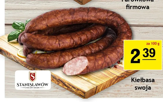 Kiełbasa swoja Stanisławów promocja w Gram Market