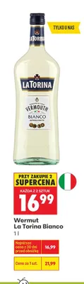 Wermut La Torina Bianco promocja w Biedronka