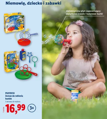 Zestaw do robienia baniek promocja w Lidl