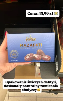 Daktyle świeże Mazafati promocja w Biedronka