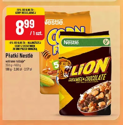 Płatki Nestlé Corn Flakes promocja w POLOmarket