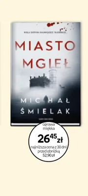 Książka Miasto Mgieł Michał Śmielak oprawa miękka promocja w Empik