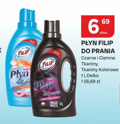 Płyn do prania Filip Tkaniny Kolorowe promocja w Chorten