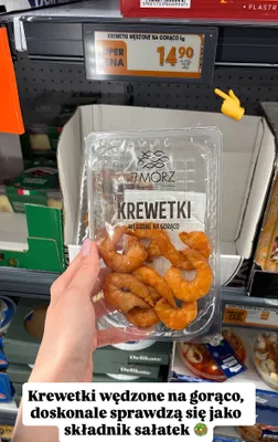 Krewetki wędzone na gorąco promocja w Biedronka